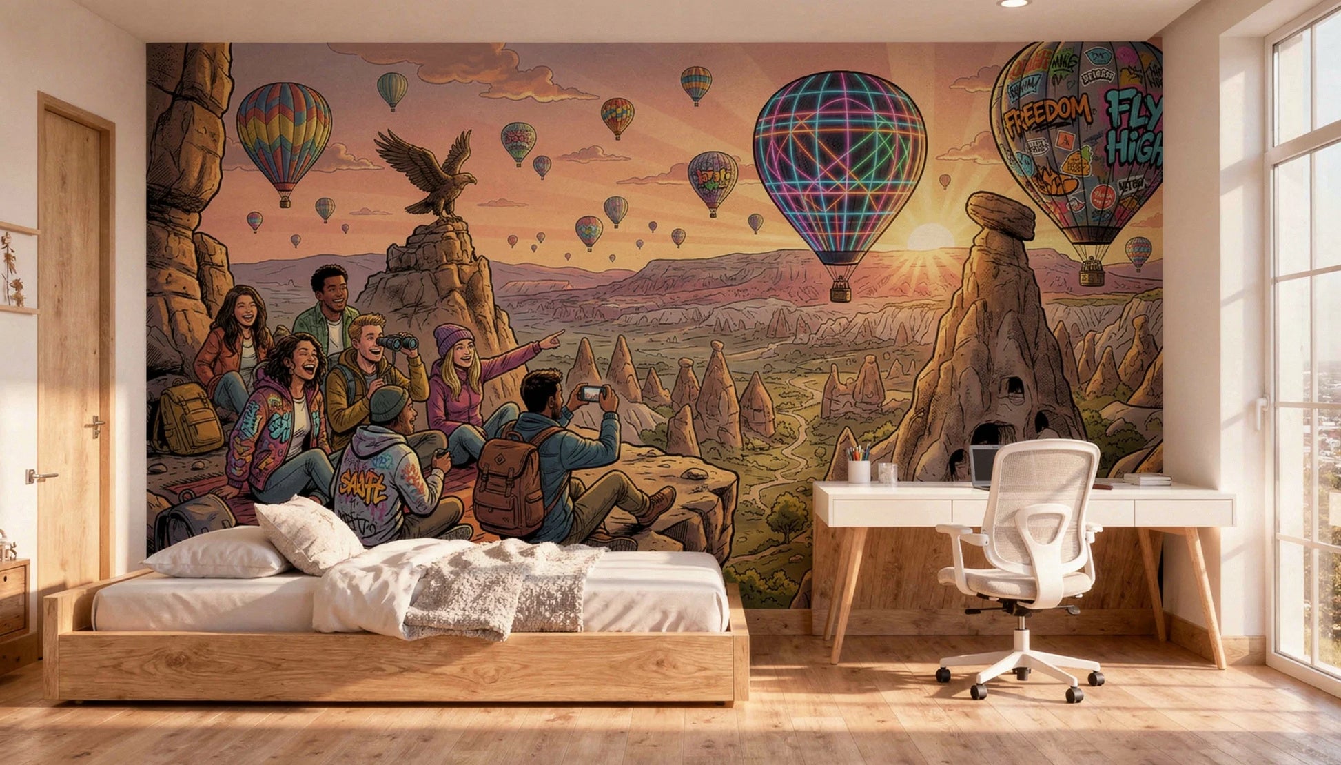 DH-MUR-015 - diseño mural para decoración interior